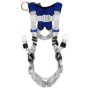 3M DBI-SALA 1401150 ExoFit X100 Comfort Oil & Gas Climbing/Positioning/Suspension Safety Harness, Gray, Small, 1 Each