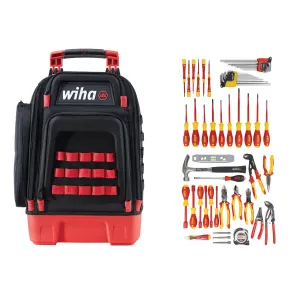 59 Piece Master Electrician's Insulated Tool Kit in Heavy Duty Backpack