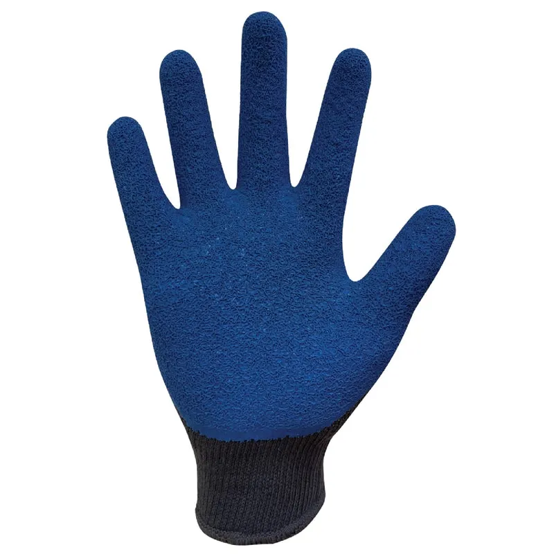 Ace Men's Indoor/Outdoor Coated Work Gloves Blue/Gray L 1 pair