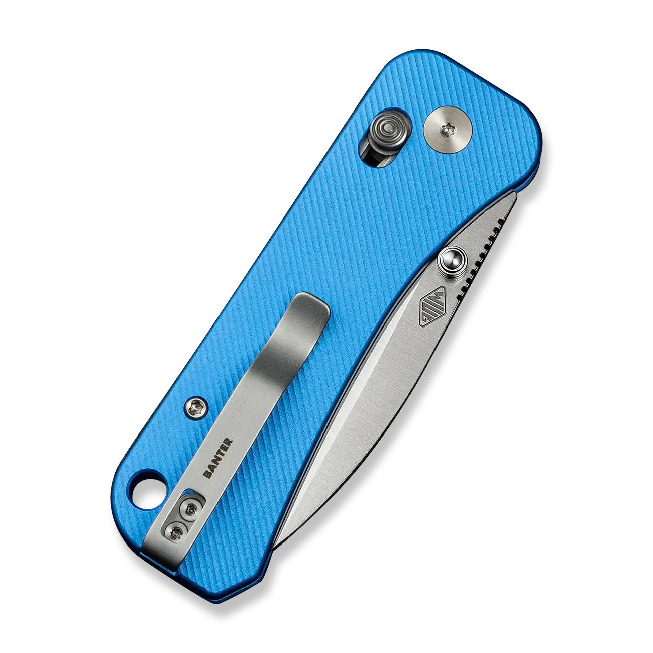 Banter 2 Pocket Knife - Blue Aluminum - S35VN