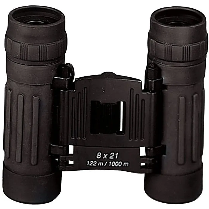 Black - Military GI Style Compact Binoculars 8 x 21mm