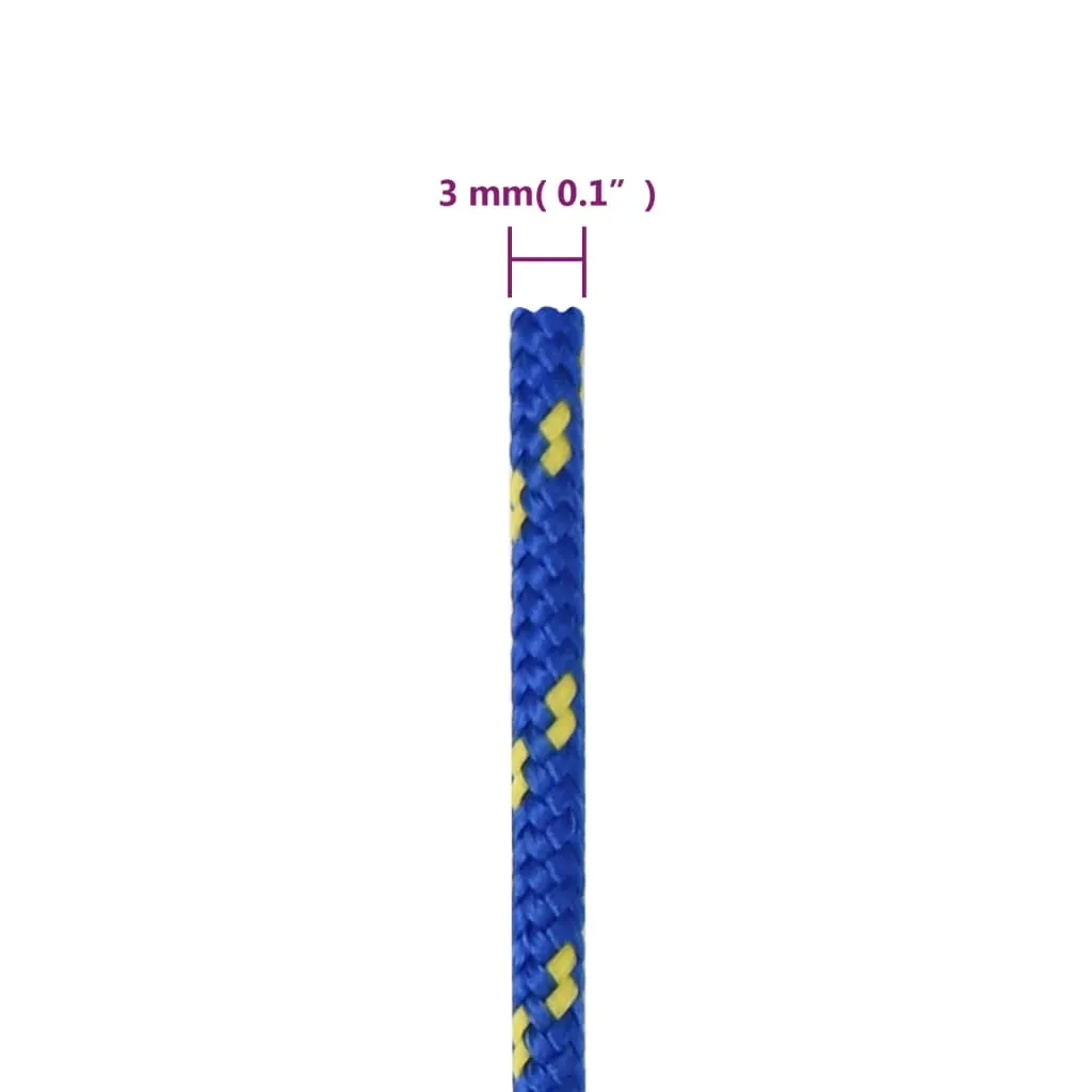 Boat Rope Blue 3 mm 500 m Polypropylene