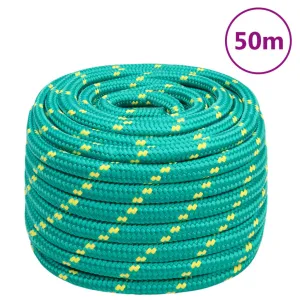 Boat Rope Green 20 mm 50 m Polypropylene