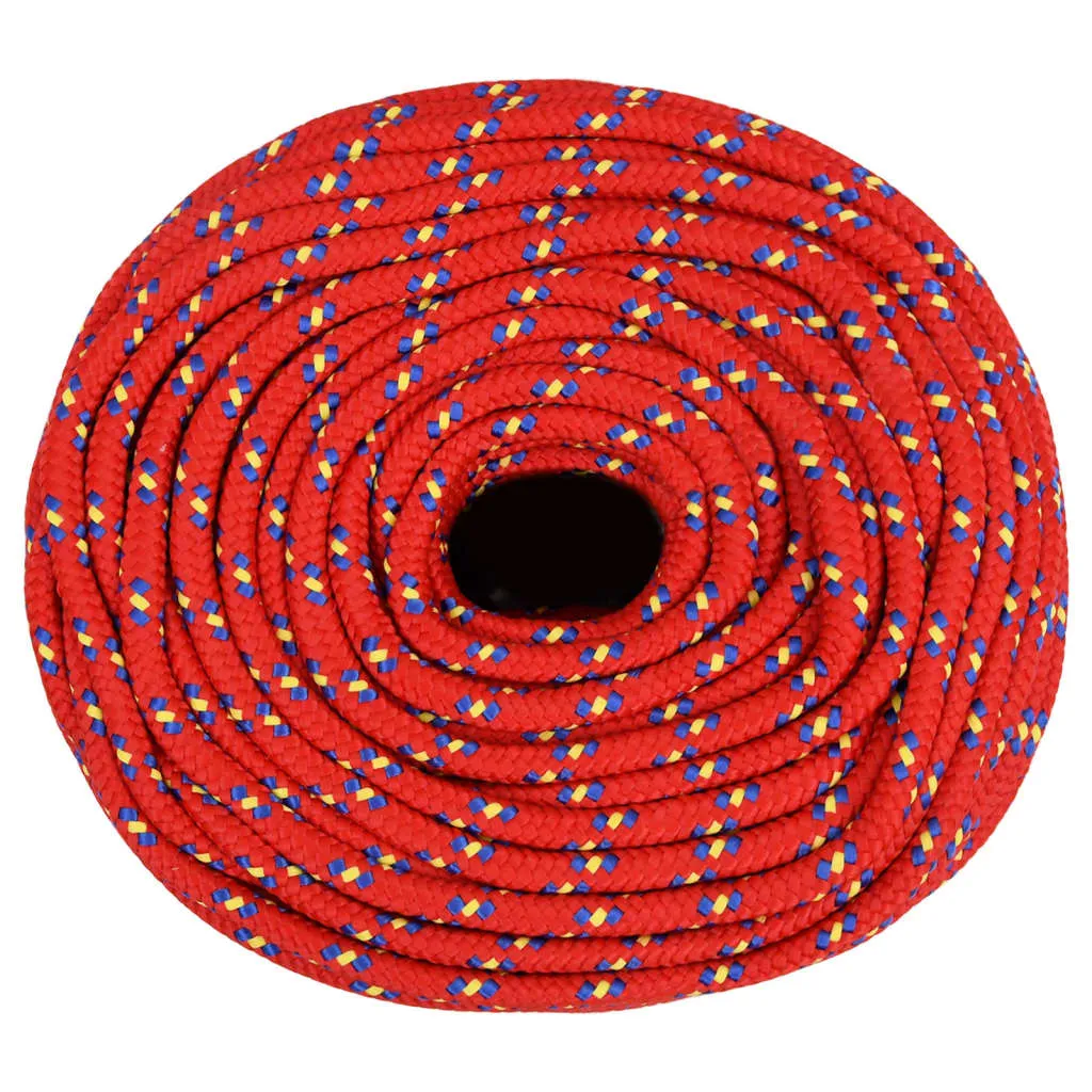 Boat Rope Red 10 mm 25 m Polypropylene