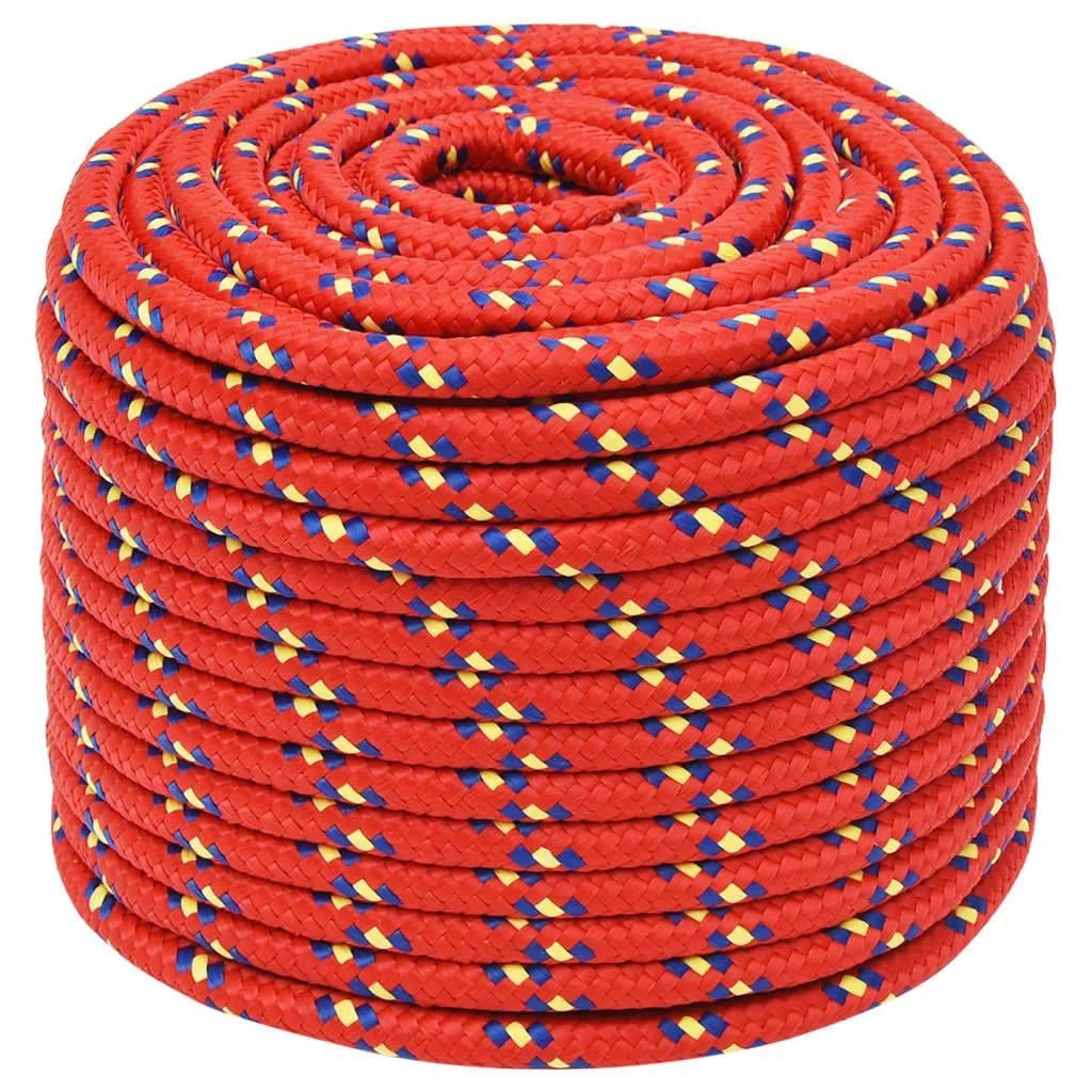 Boat Rope Red 14 mm 25 m Polypropylene