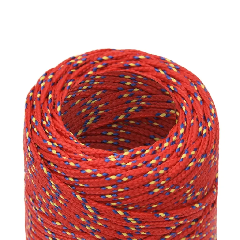 Boat Rope Red 2 mm 50 m Polypropylene