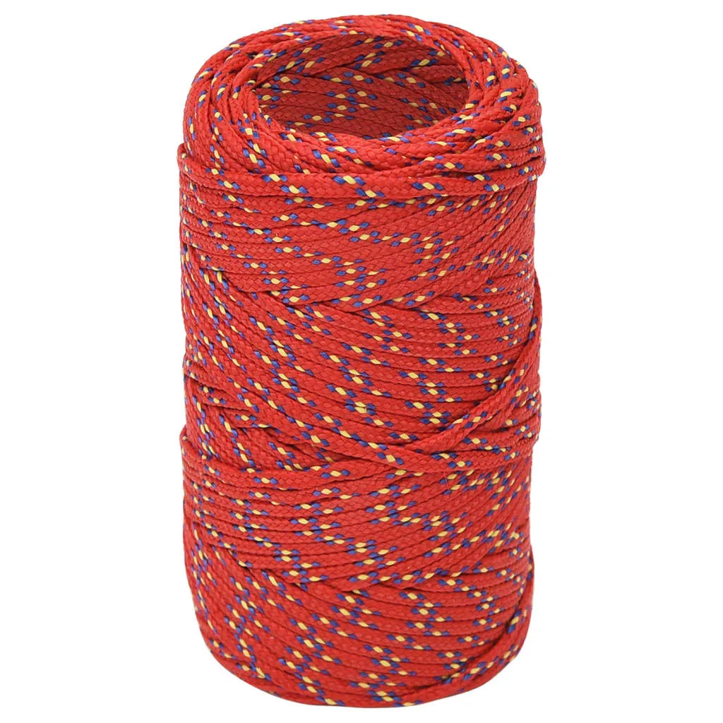 Boat Rope Red 2 mm 50 m Polypropylene