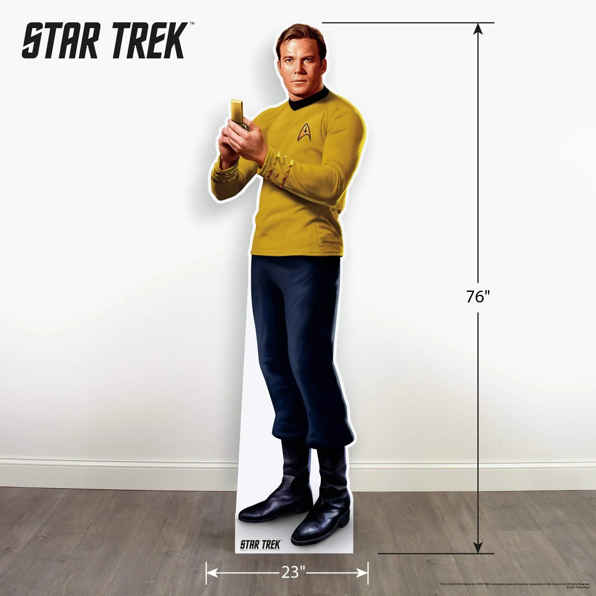 Captain Kirk Life-Size Cardboard Cutout | Star Trek