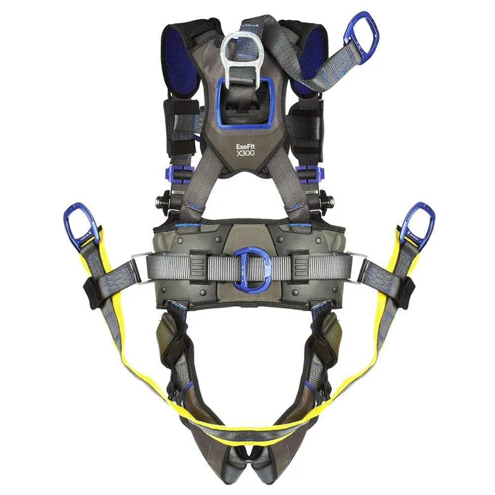 DBI Sala 1113291 ExoFit X300 Comfort Oil & Gas Climbing/Suspension Safety Harness, Medium