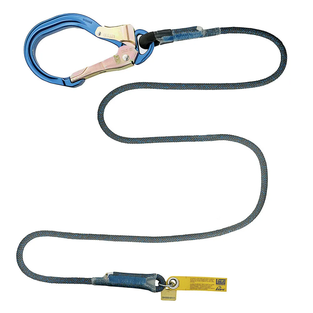 DBI Sala 1234100 10' Trigger X Replacment Rope Lanyard, Single Mode