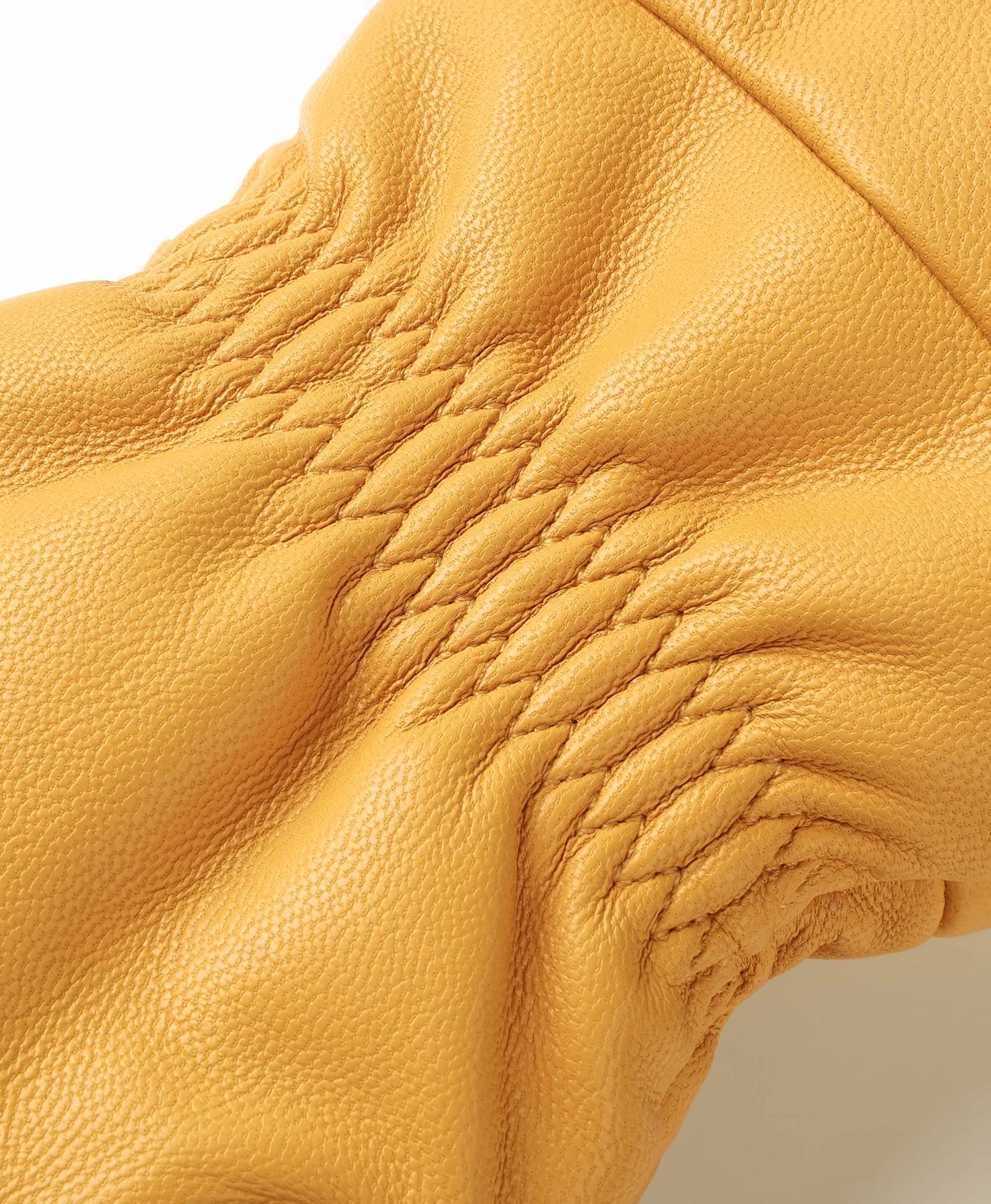 Duluth Unisex Heated Leather Chopper Mittens - Yellow