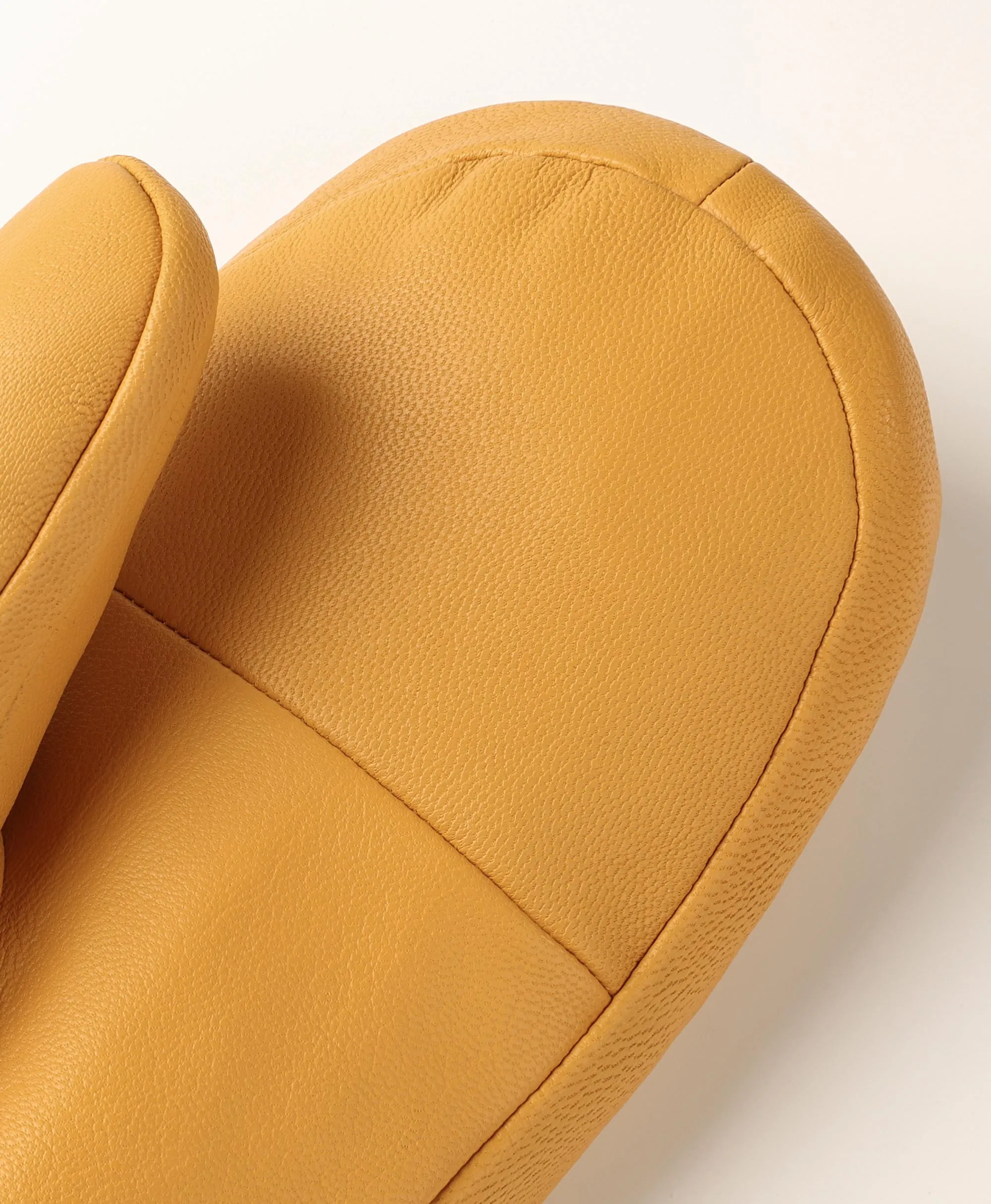 Duluth Unisex Heated Leather Chopper Mittens - Yellow