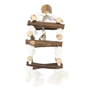 DUVO PLUS Wooden climb Tower with rope 34cm