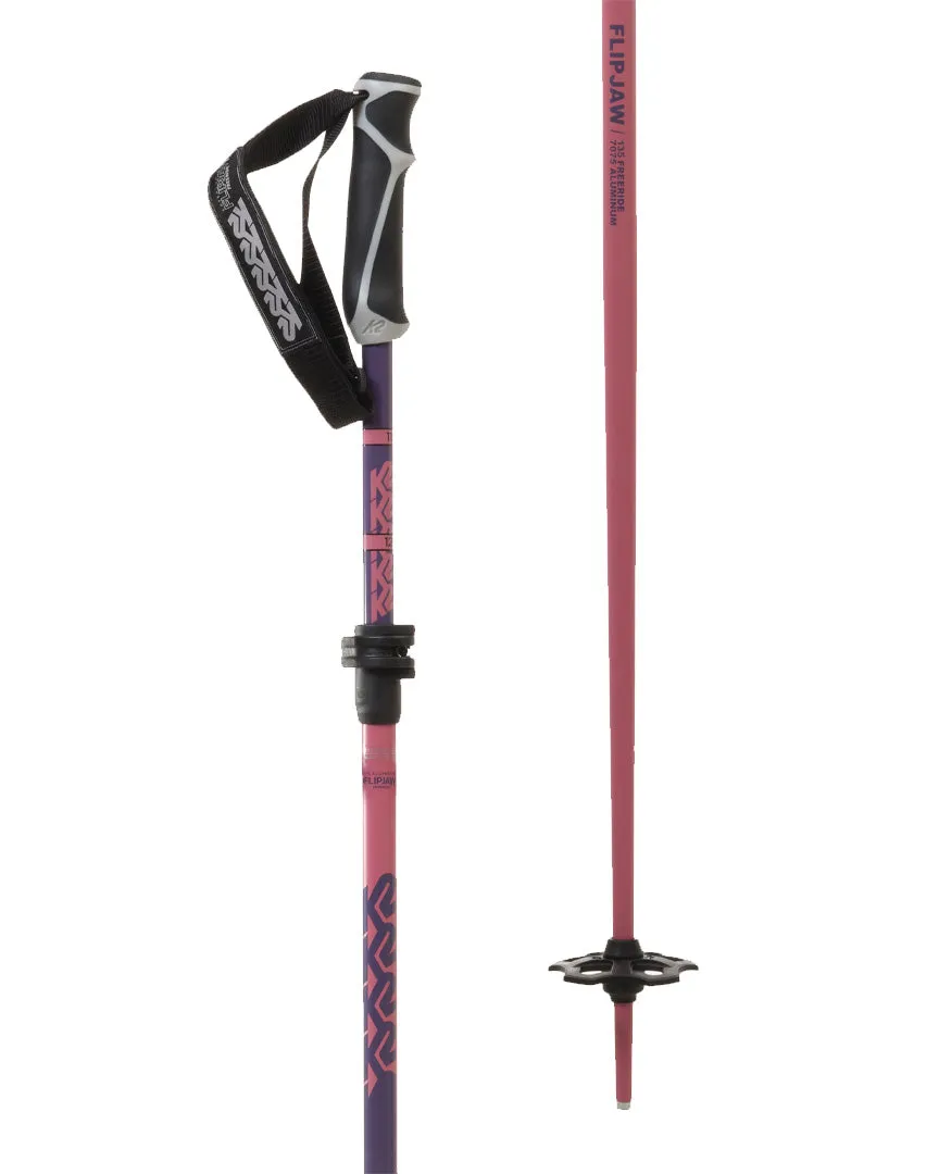 Flipjaw Freeride Ski Poles - Purple