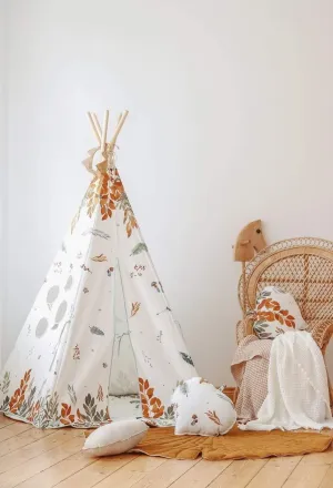 “Forest Friends” Teepee and Round Mat Set