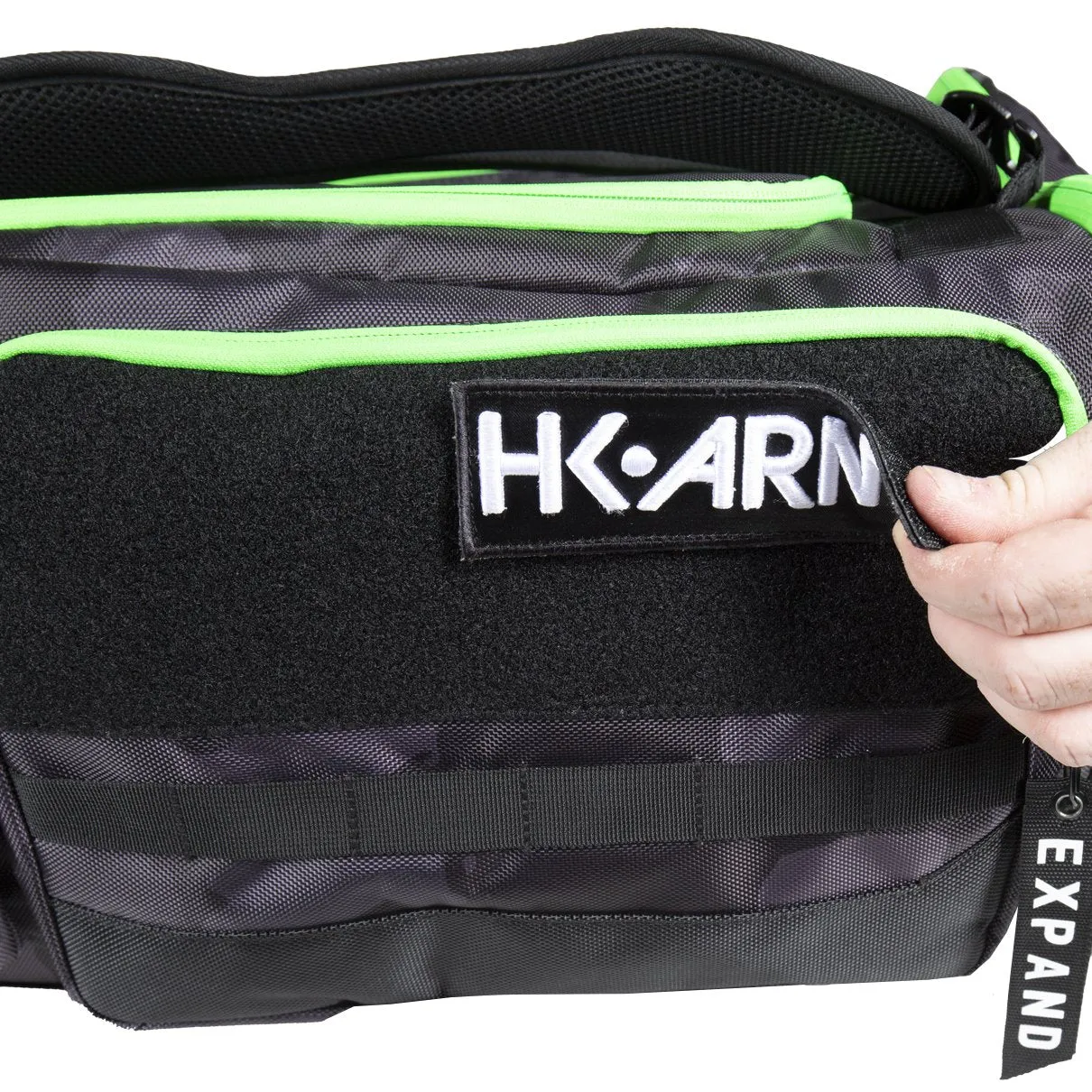 HK Army Expand Roller Gearbag - Shroud Black / Green