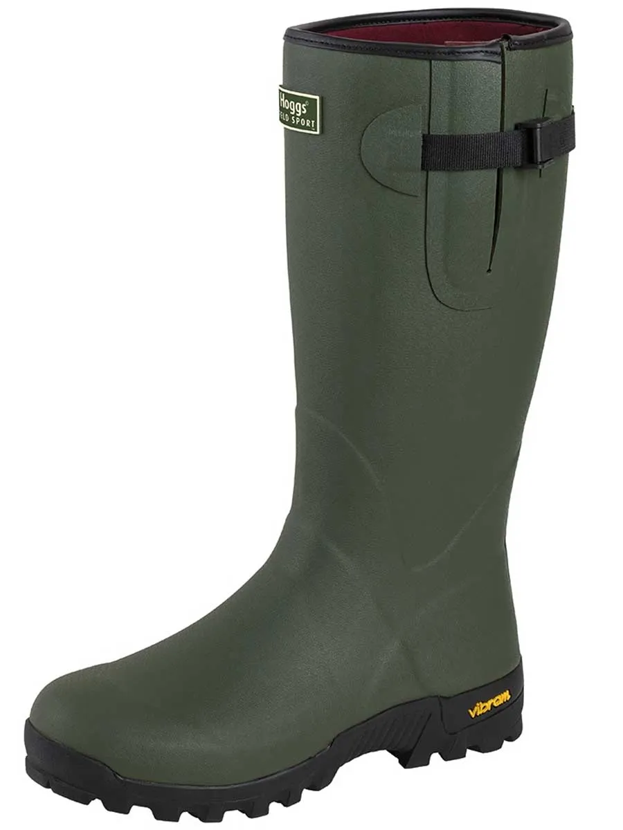 HOGGS OF FIFE Field Sport Neoprene-lined Wellington - Field Green