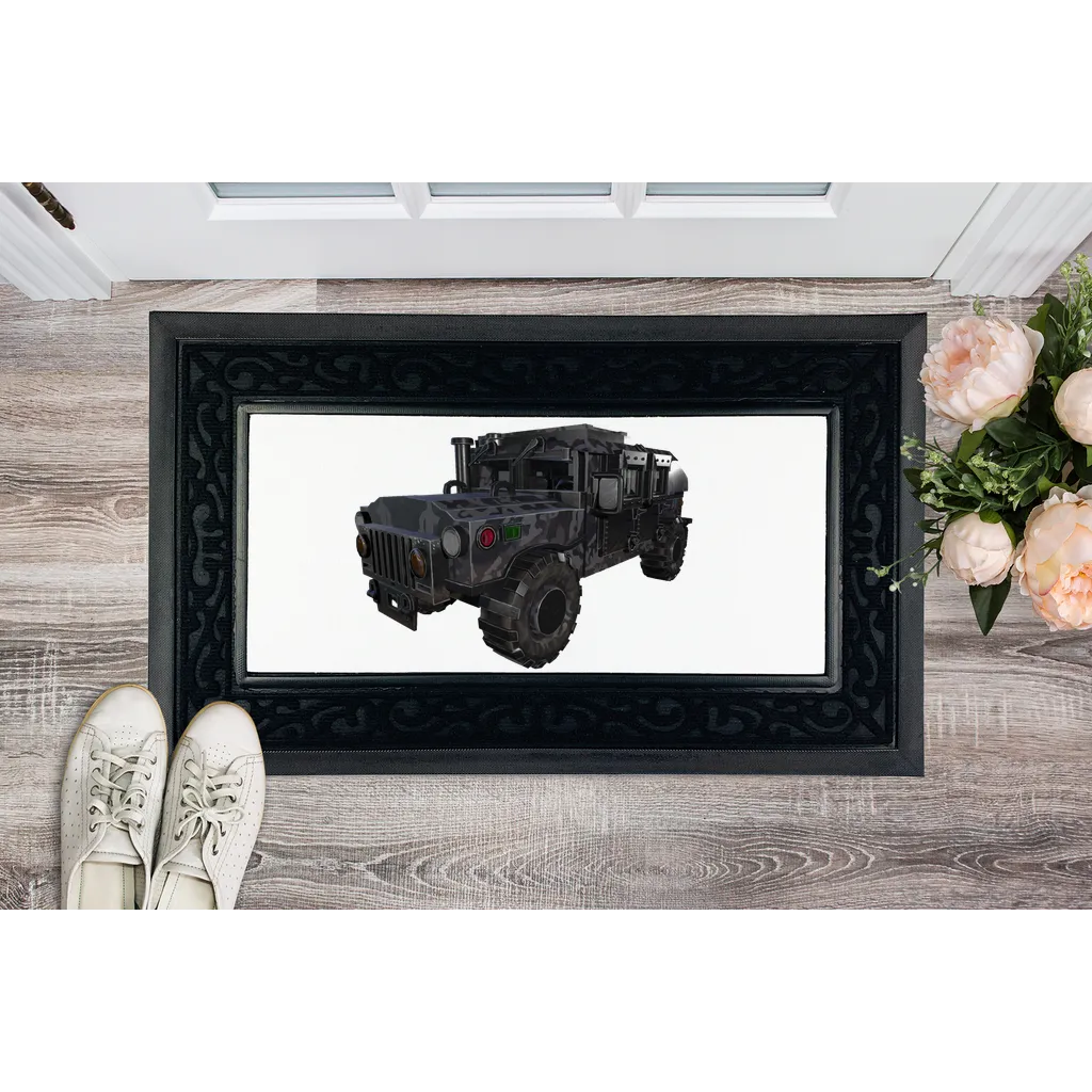 Hummer Vehicle Sublimation Heavy Duty Door Mat