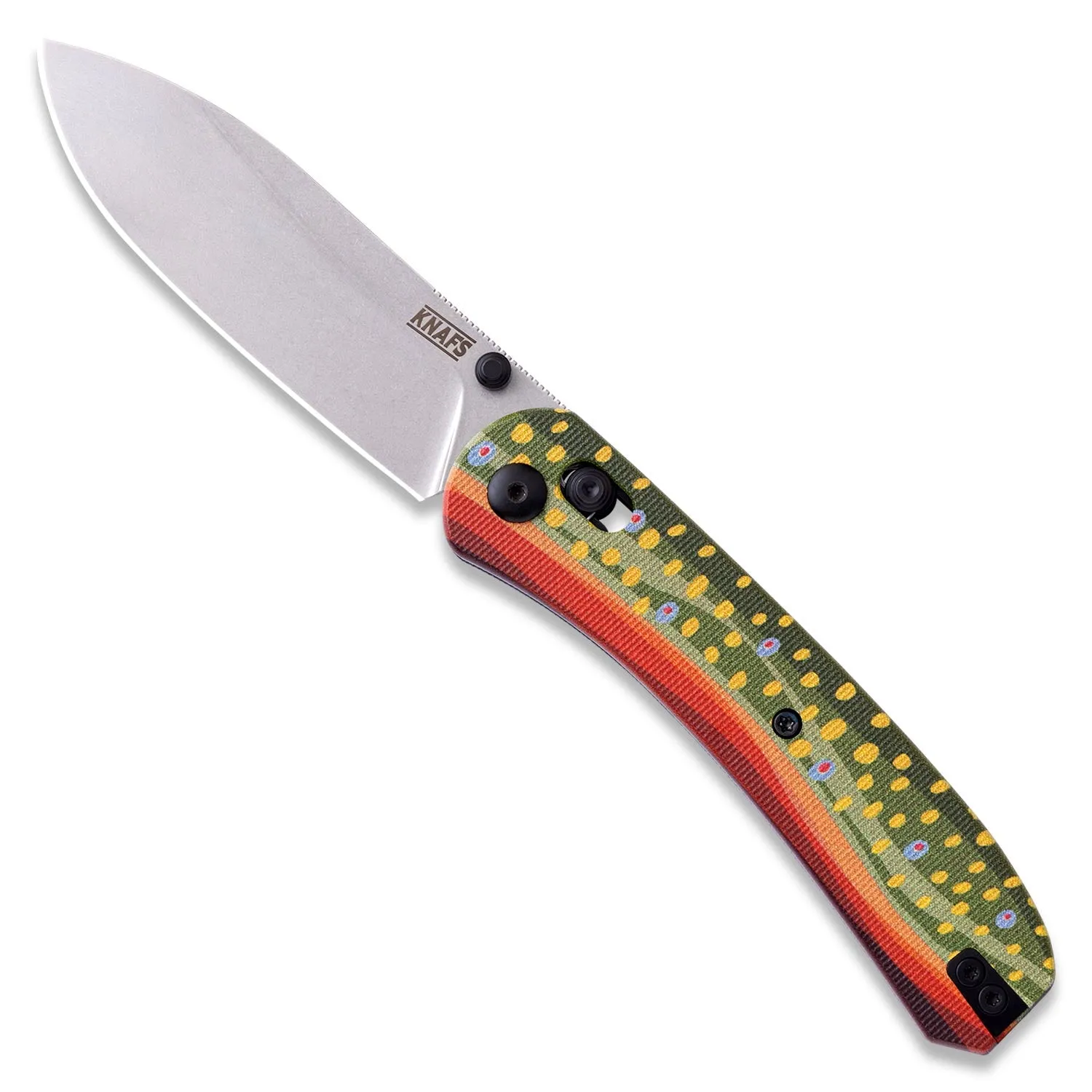 Lander 2 Pocket Knife - Printed G10 Scales - Pre-built