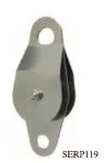 MBS: 11,000 lbs Mechanics: Bearing (Double Pulley w/ Bracket) Sz: 6.5" x 2.6" Wt./Efficiency: 0.85 lb/ 185.7%