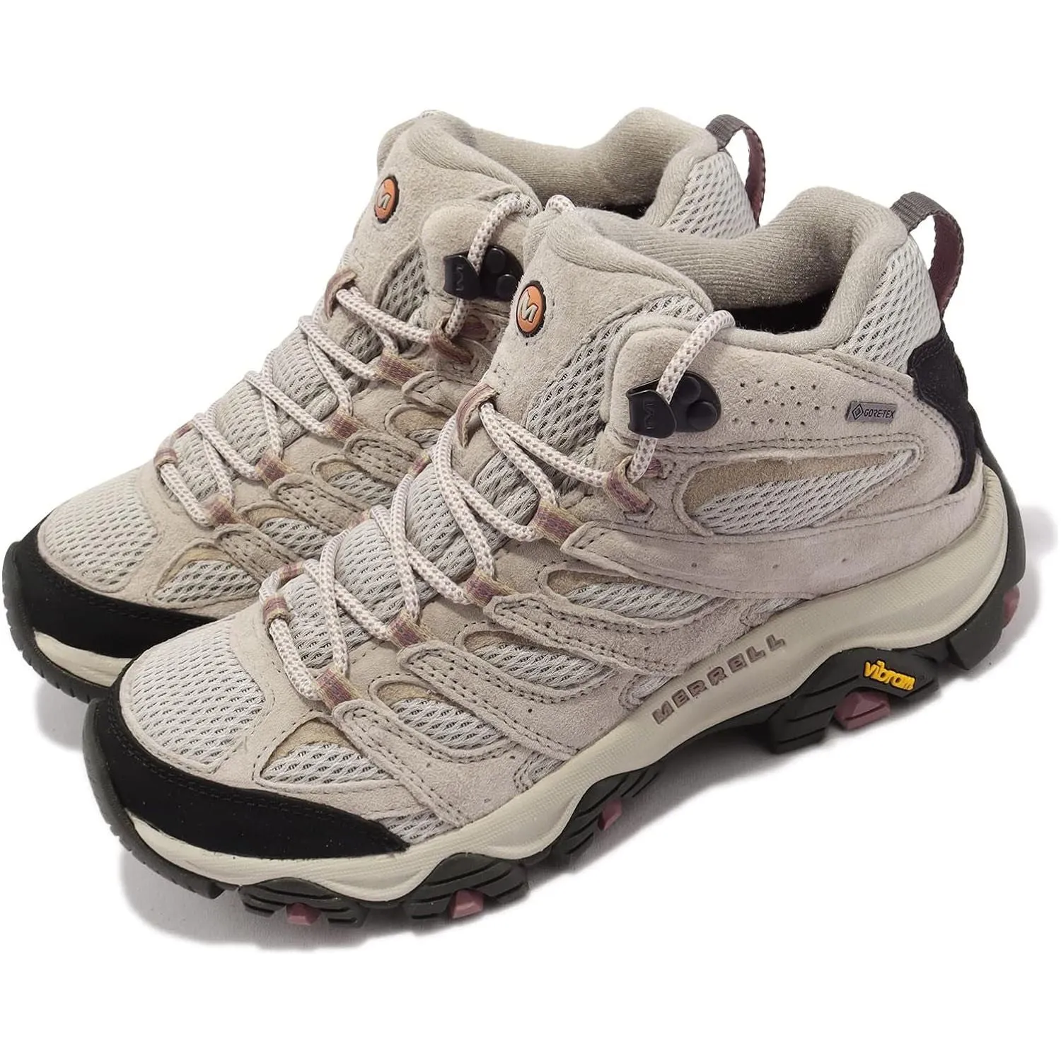 Merrell Moab 3 Mid GORE-TEX Womens Walking Boots - Beige