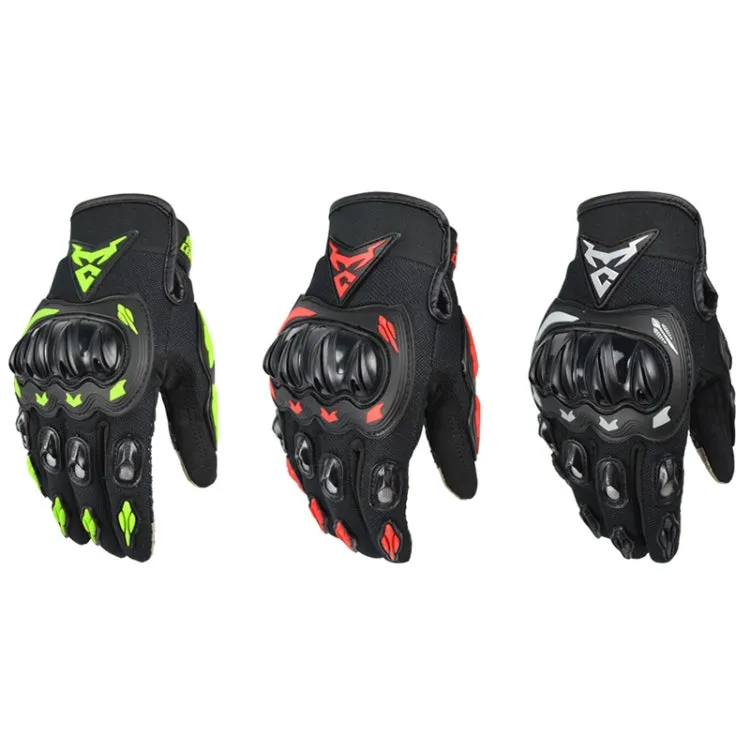 MOTOCENTRIC 13-MC-010 Touch Screen Motorcycle Breathable Gloves, Specification: XL(Red)