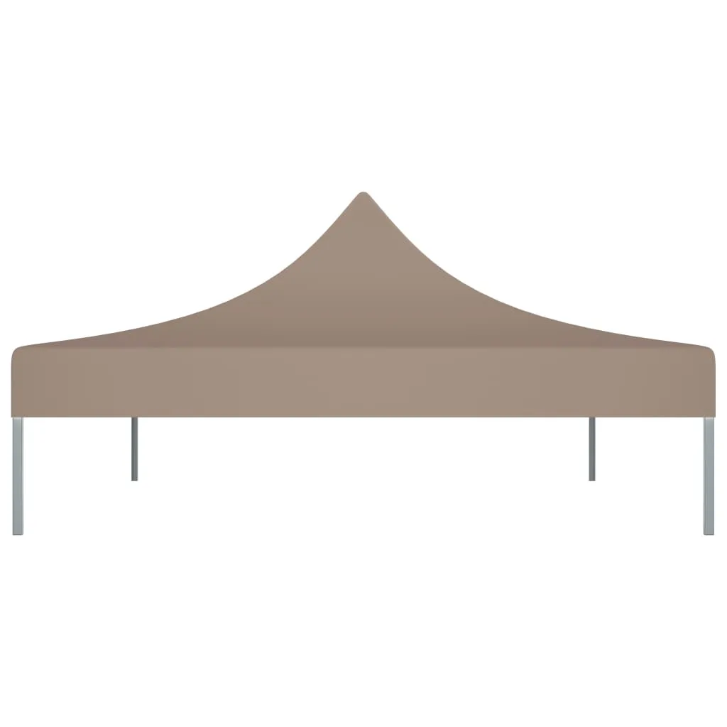 Party Tent Roof 4x3 m Taupe 270 g/m²