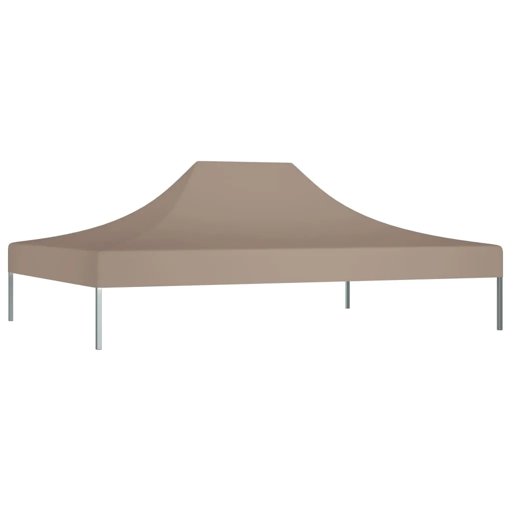 Party Tent Roof 4x3 m Taupe 270 g/m²