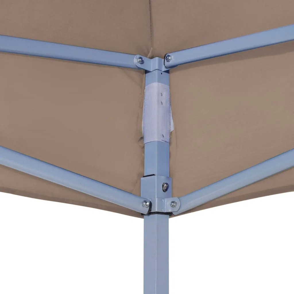 Party Tent Roof 4x3 m Taupe 270 g/m²