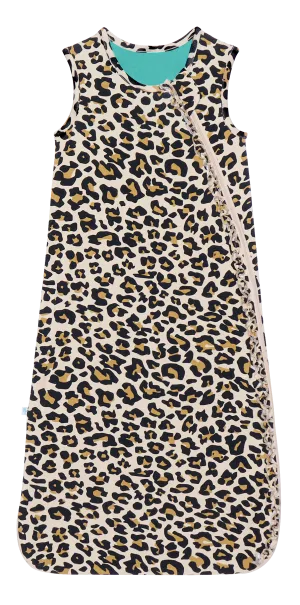 Posh Peanut .5 Tog Sleeveless Ruffled Sleep Bag - Lana Leopard