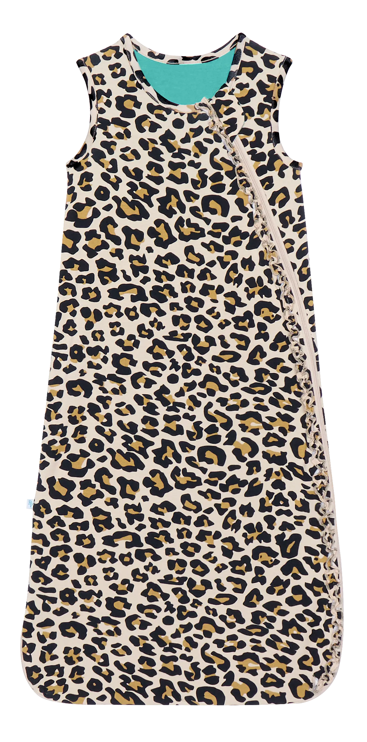 Posh Peanut .5 Tog Sleeveless Ruffled Sleep Bag - Lana Leopard