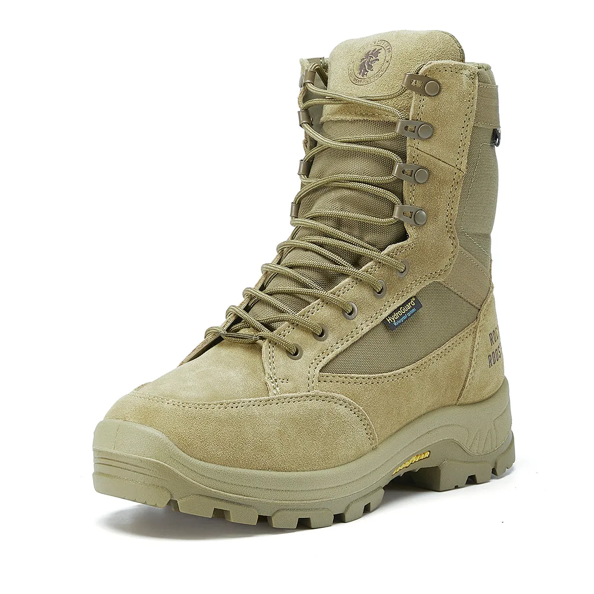 ROCKROOSTER M.G.D.B. 8 inch Coyote Soft Toe Waterproof Tactical and Law Enforcement Boots AB7010