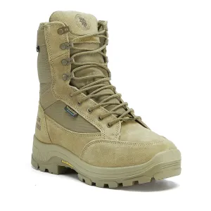 ROCKROOSTER M.G.D.B. 8 inch Coyote Soft Toe Waterproof Tactical and Law Enforcement Boots AB7010