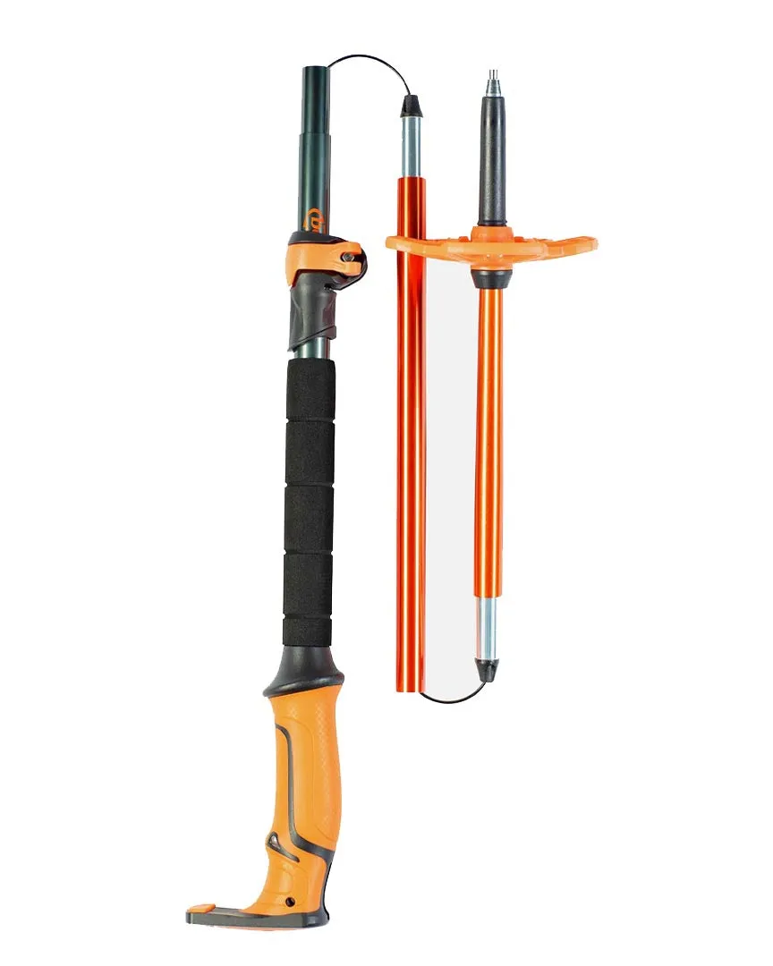 Sceepter 4S Pole Splitboarding Poles - Black/Orange