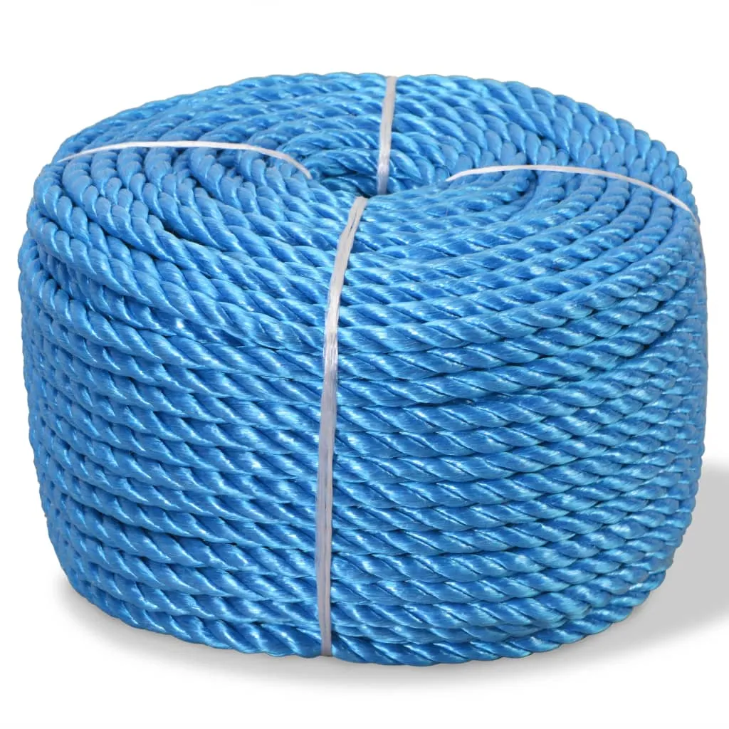 Twisted Rope Polypropylene 14 mm 100 m Blue